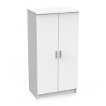 MEUBLE À CHAUSSURES 2 PORTES - BLANC – Image 2