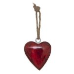 COEUR BOIS ROUGE A SUSPENDRE – Image 2