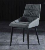 CHAISE EN MICROFIBRE -  GRIS – Image 2