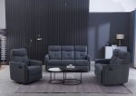 CANAPÉ 2 PLACES 2 RELAX + CANAPÉ 3 PLACES 2 RELAX – GRIS FONCÉ ( SANS LE FAUTEUIL ) – Image 6