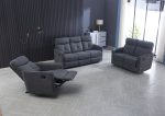 CANAPÉ 2 PLACES 2 RELAX + CANAPÉ 3 PLACES 2 RELAX – GRIS FONCÉ ( SANS LE FAUTEUIL ) – Image 4
