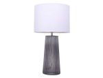 LAMPE EN VERRE - GRIS – Image 2