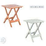 TABLE PLIANTE - ORANGE OU BLANC – Image 2