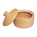 POT EN TERRE CUITE AVEC COUVERCLE – MARRON – Image 2