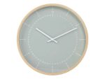 HORLOGE MURALE - VERT ET BOIS CLAIR – Image 2