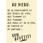TABLEAU DÉCORATIF AU MENU – Image 2