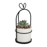 PLANTE CERCLAGE ARTFICIELLE - NOIR ET BLANC – Image 2