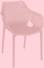 CHAISE PLASTIQUE - ROSE – Image 2