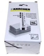 JEU DE LINGETTES MICROFIBRE SANS PELUCHE POLYESTER - BLANC - KÄRCHER – Image 2