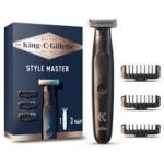 TONDEUSE BARBE SANS FIL ROUE DE RÉGLAGE PRÉCISE - BLANC - KING C. GILLETTE – Image 2