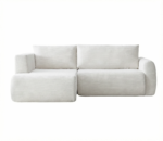 CANAPE D'ANGLE TISSU - BLANC ( COMPRESSÉ ) – Image 4