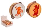 TAMBOURIN ANIMAL - ORANGE – Image 2