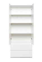 ARMOIRE 2 PORTES & 2 TIROIRS - BLANC – Image 3