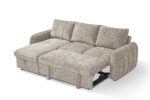 CANAPÉ D'ANGLE REVERSIBLE & CONVERTIBLE - BEIGE – Image 5