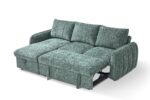 CANAPÉ D'ANGLE REVERSIBLE ET CONVERTIBLE - VERT – Image 5