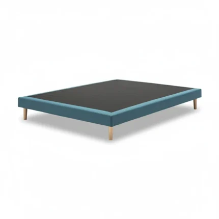 SOMMIER TAPISSIER 180 X 200 CM - TURQUOISE
