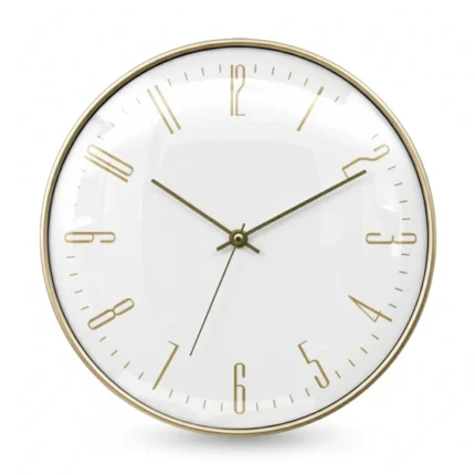 HORLOGE SILENCIEUSE - BORDURE DORE