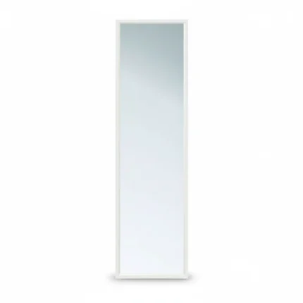 MIROIR BASIL 33X123CM -MOULURE EN MDF 657483 B66 BLANC