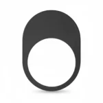 MIROIR OVALE EN BOIS - REGLISSE