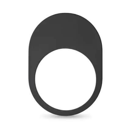 MIROIR OVALE EN BOIS - REGLISSE