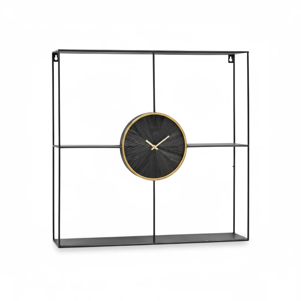ai-product-image-113364-1767469714 HORLOGE MURALE - NOIR – Image 1