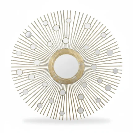 MIROIR DORÉ 81X30CM -FER 37408 B66 ELUMINEA
