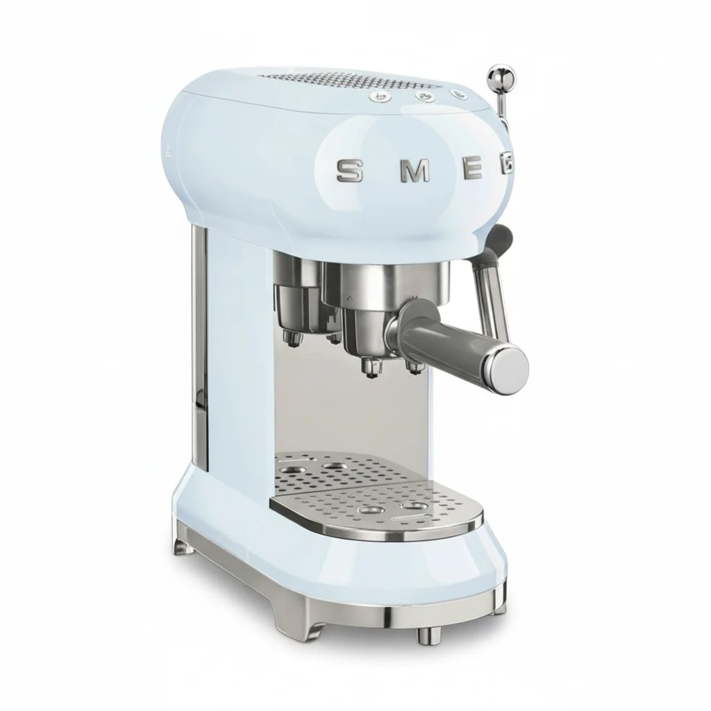 ai-product-image-133384-1767470788 MACHINE EXPRESSO STYLE ANNÉES 50 THERMOBLOCK - BLEU - SMEG – Image 1