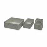 X4 PANIERS ESTELLE - GRIS