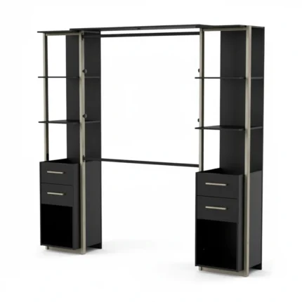 DRESSING 2 COLONNES - CHENE ET NOIR
