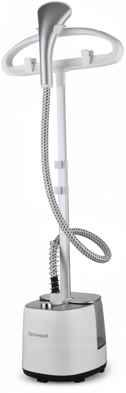 DÉFROISSEUR VERTICAL SUR PIED 2000 W 2,8 L 2 NIVEAUX VAPEUR - BLANC - TECHWOOD