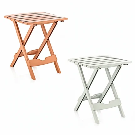 TABLE PLIANTE - ORANGE OU BLANC