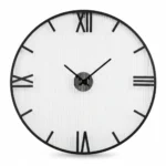 HORLOGE MURALE - NOIR ET BLANC