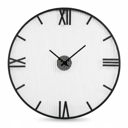 HORLOGE MURALE - NOIR ET BLANC