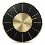 HORLOGE MURALE - NOIR ET DORÉ
