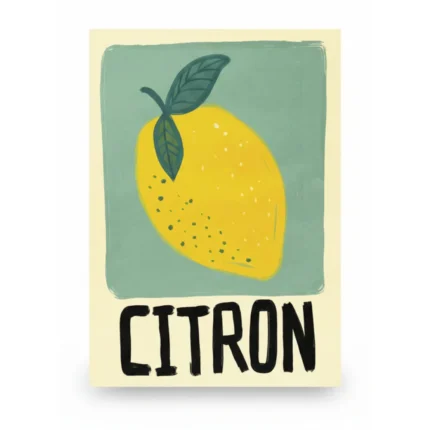 TABLEAU DÉCORATIF CITRON