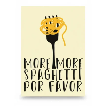 TABLEAU DÉCORATIF SPAGHETTI