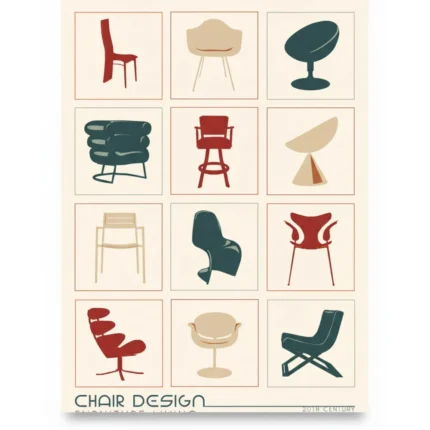 TABLEAU DÉCORATIF CHAIR DESIGN