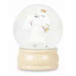 BOULE À NEIGE FIGURINE CHAT PRINCESSE – COLORIS BLANC ET DORÉ