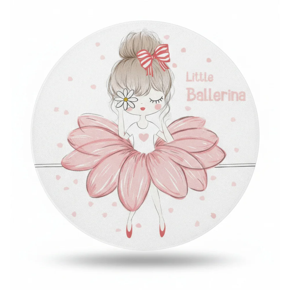 ai-product-image-143757-1768386238 TAPIS ROND 149 CM - BLANC ET ROSE – Image 1