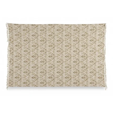 TAPIS FEUILLAGE - BEIGE