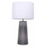 LAMPE EN VERRE - GRIS