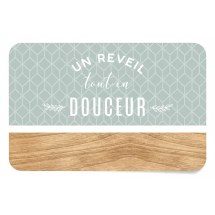 SET DE TABLE " UN REVEIL TOUT EN DOUCEUR "