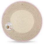 SET DE TABLE ROND - BEIGE