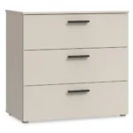 COMMODE 3 TIROIRS SABLE - BEIGE