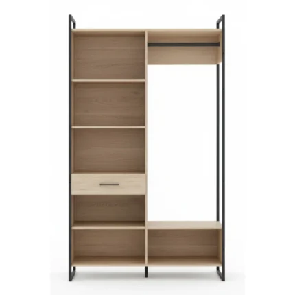 DRESSING 6 NICHES / 1 TIROIR - CHENE