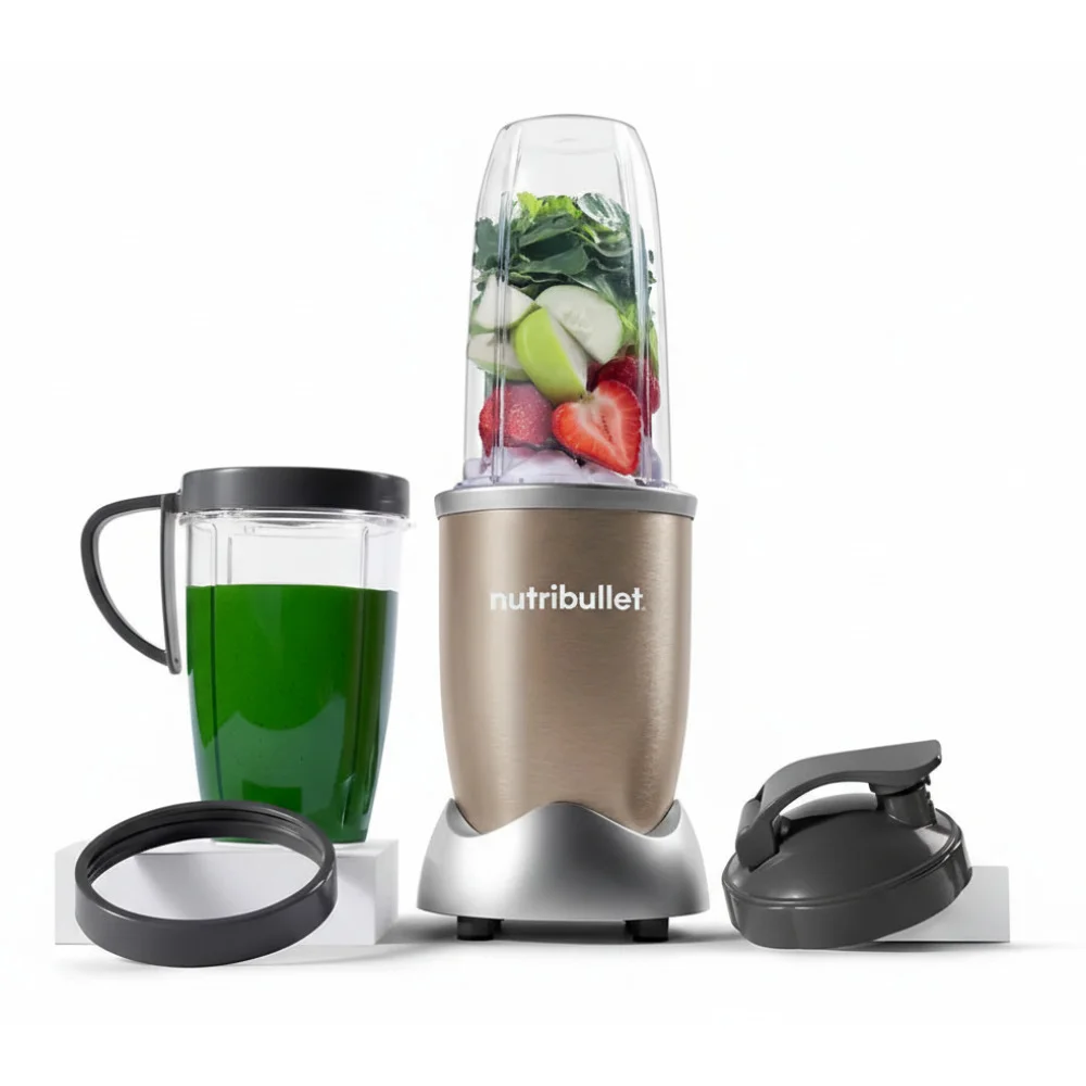 ai-product-image-148628-1768389252 BLENDER PERSONNEL PRO 900 W 700 ML 5 ACCESSOIRES - CHAMPAGNE - NUTRIBULLET – Image 1
