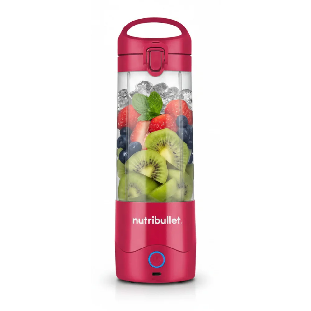 ai-product-image-148637-1768389296 BLENDER PORTABLE 480 ML RECHARGEABLE 15 CYCLES - MAGENTA - NUTRIBULLET – Image 1
