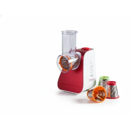FRESH EXPRESS NECTAR 4-EN-1 200 W RÂPE TRANCHE GRATTE EXTRAIT - ROUGE - MOULINEX