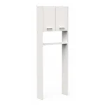 COLONNE SALLE DE BAIN 2 PORTES - BLANC