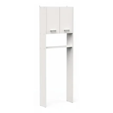 COLONNE SALLE DE BAIN 2 PORTES - BLANC